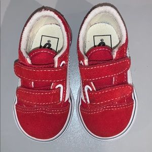 Red Toddler Vans